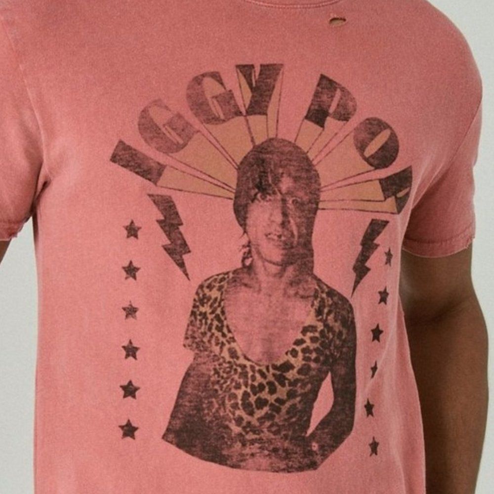 LUCKY BRAND Iggy Pop Graphic Tee Mens Size Medium - Picture 2 of 8